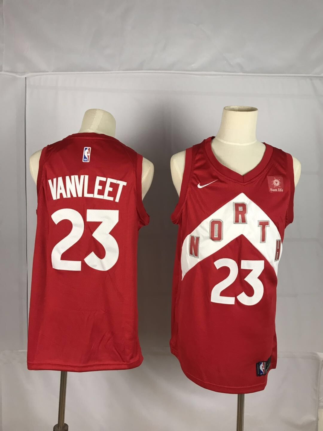 2019 Men Toronto Raptors 23 Vanvleet red NBA Nike Jerseys